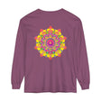 Colorful and intricate mandala design long sleeve t-shirt for vibrant style