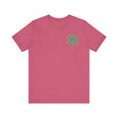 Vibrant Mandala Tee featuring a beautiful and intricate design representing spiritual peace and harmony, perfect for bringing positive energy into your wardrobe