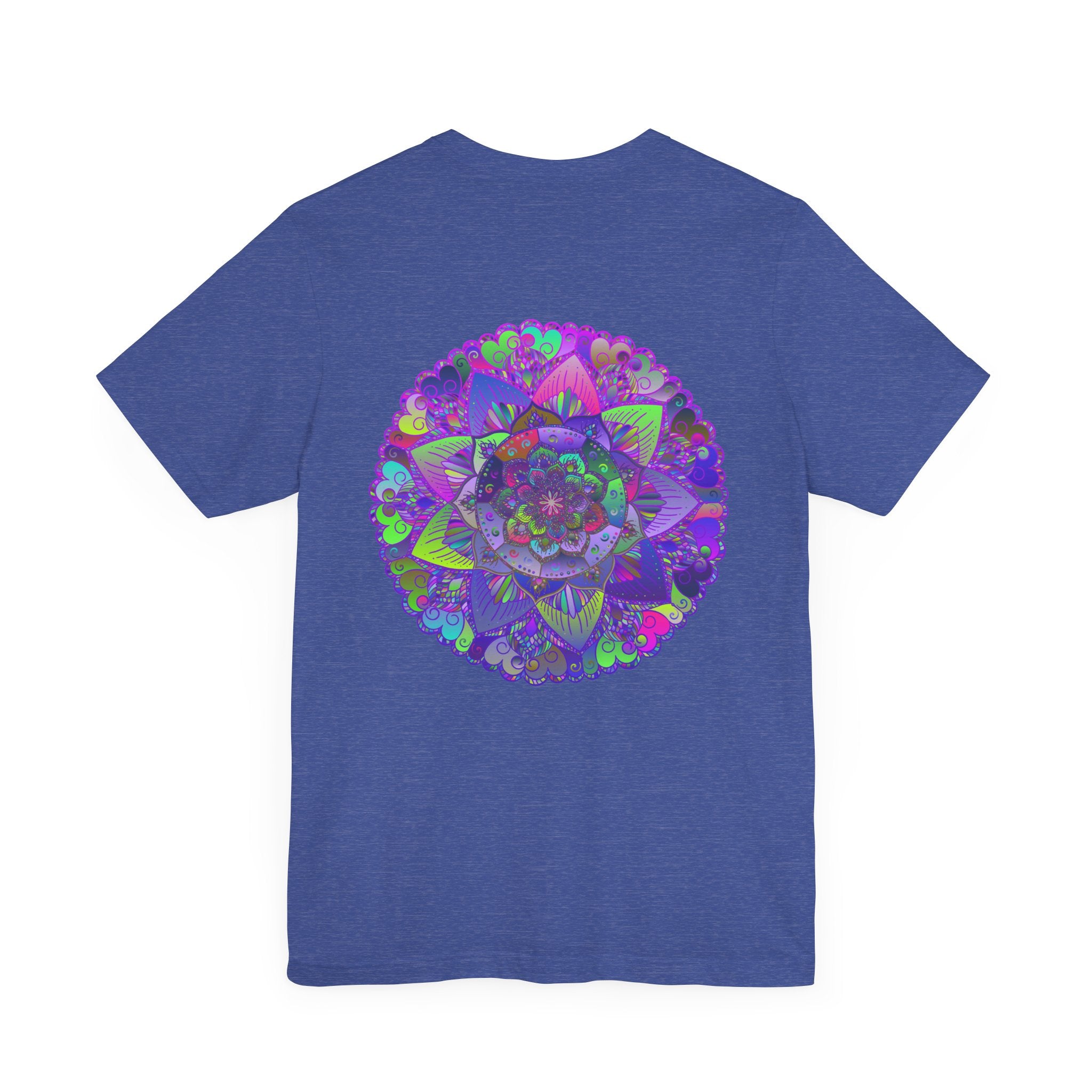 Vibrant Mandala Tee featuring intricate design symbolizing spiritual peace and harmony