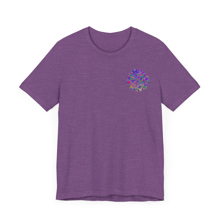 Vibrant Mandala Tee featuring intricate design for spiritual peace and harmony, perfect for yoga and meditation practice