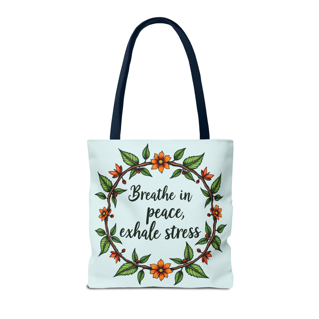 Beautiful and serene style flower crown tote bag perfect for everyday use