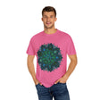 Intricate Mandala T-Shirt featuring intricate, hand-drawn design, suitable for both men and women