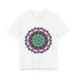 Vibrant Mandala Tee with Colorful and Intricate Design featuring a beautiful array of intricate patterns and bright, eye-catching colors