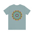 Vibrant Mandala Tee featuring intricate design for Spiritual Peace & Harmony