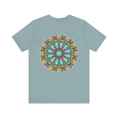 Vibrant Mandala Tee featuring intricate design for Spiritual Peace & Harmony