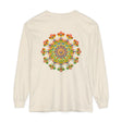 Vibrant Mandala Long Sleeve T-Shirt featuring colorful and intricate art design