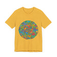 Vibrant Mandala Tee featuring a beautiful design, promoting peace and tranquility