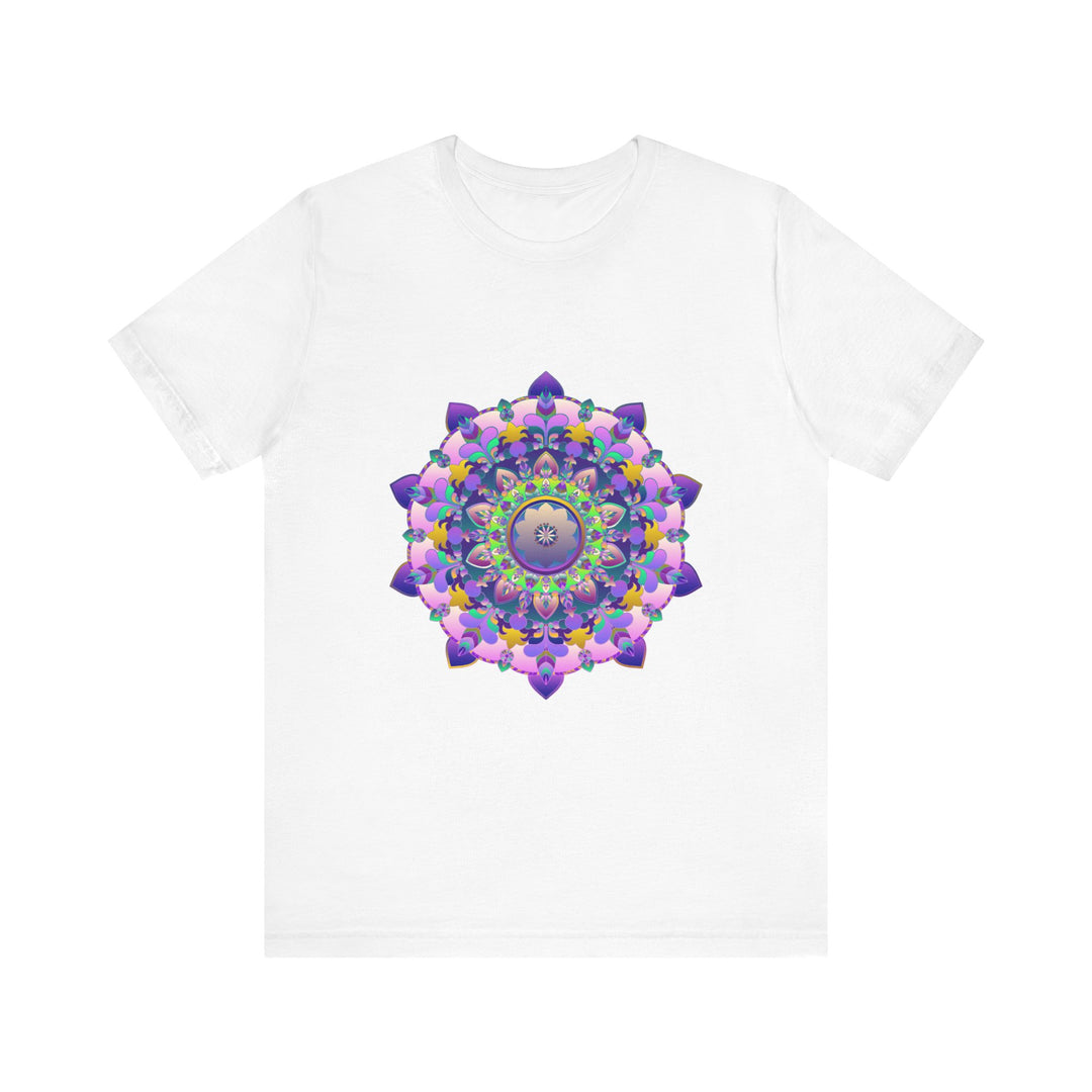 Vibrant Mandala Tee, featuring an intricate and colorful design, perfect for adding a pop of style to your wardrobe