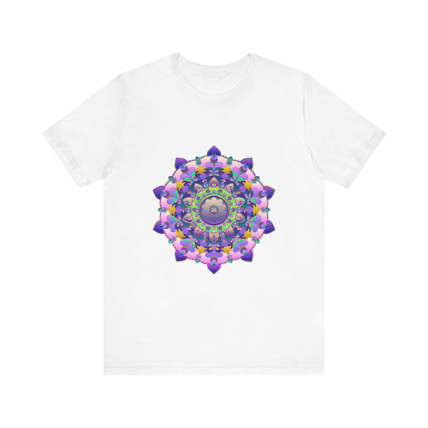 Vibrant Mandala Tee, featuring an intricate and colorful design, perfect for adding a pop of style to your wardrobe