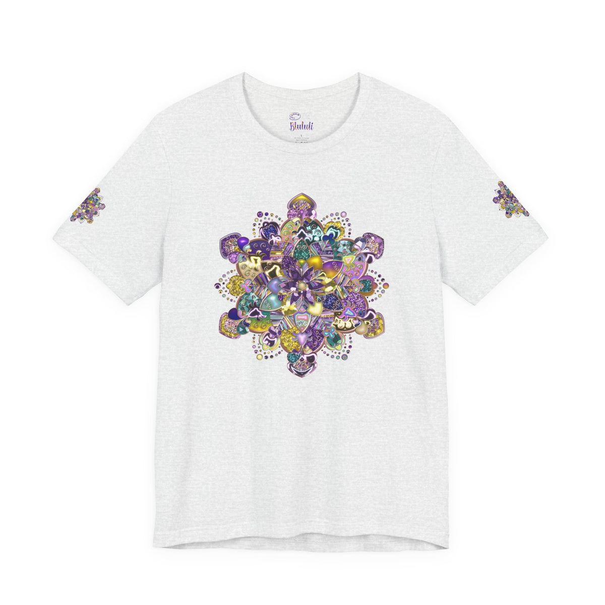 Unisex Floral Jewel Mandala T-Shirt