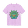 Psychedelic Mandala Tee - Vibrant Flower Design Alt Text 36