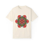 Handmade T-Shirt featuring intricate Mandala pattern design