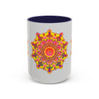 Beautiful and intricately designed Mandala Art Mug in a variety of vibrant colors