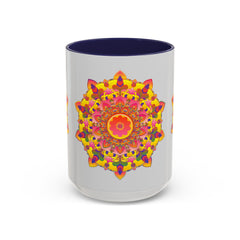 Beautiful and intricately designed Mandala Art Mug in a variety of vibrant colors