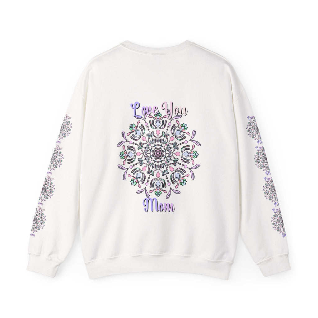Felpa Mandala "Mamma Potente" in Morbide Tonalità Pastello