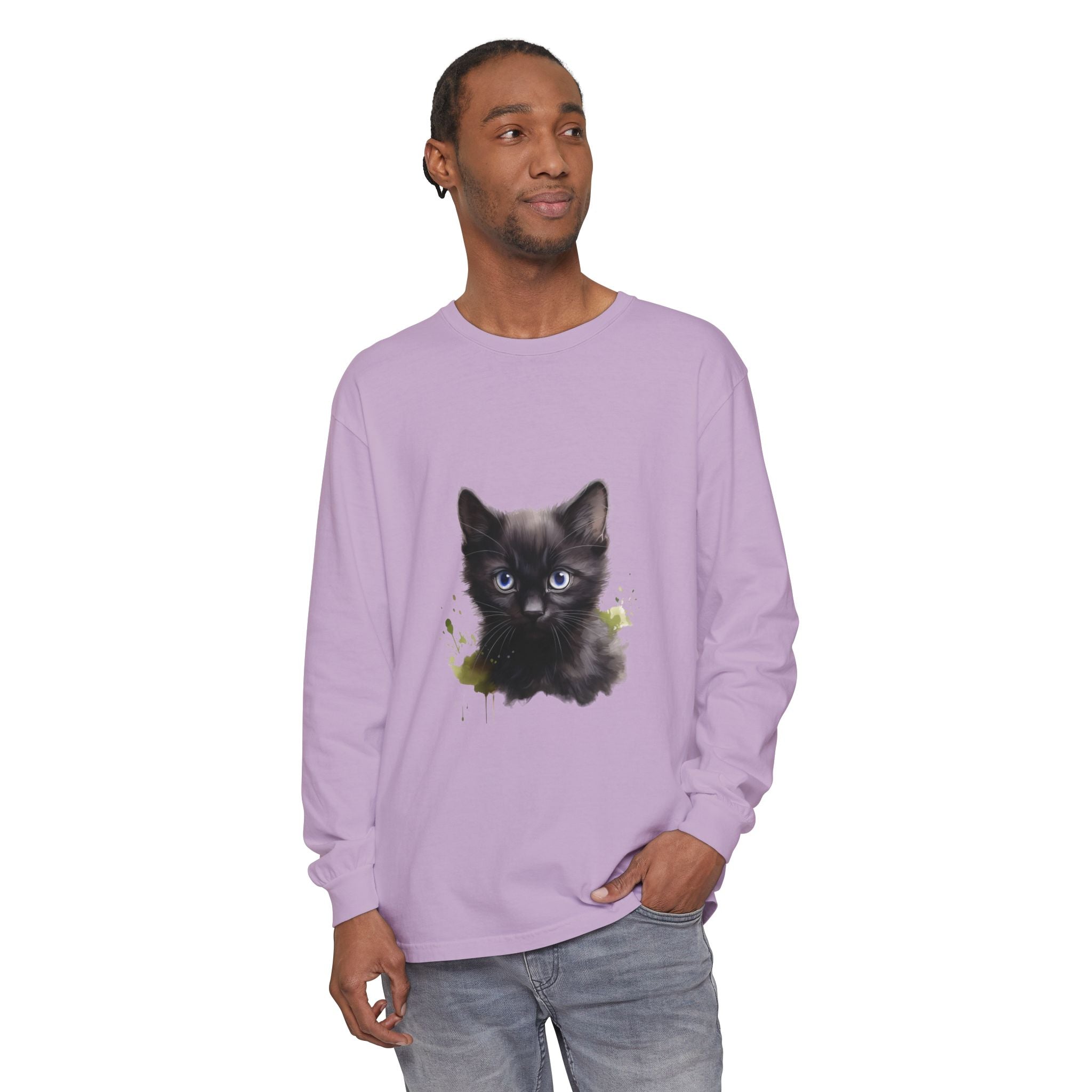 Mystic Black Cat - Long Sleeve T-Shirt