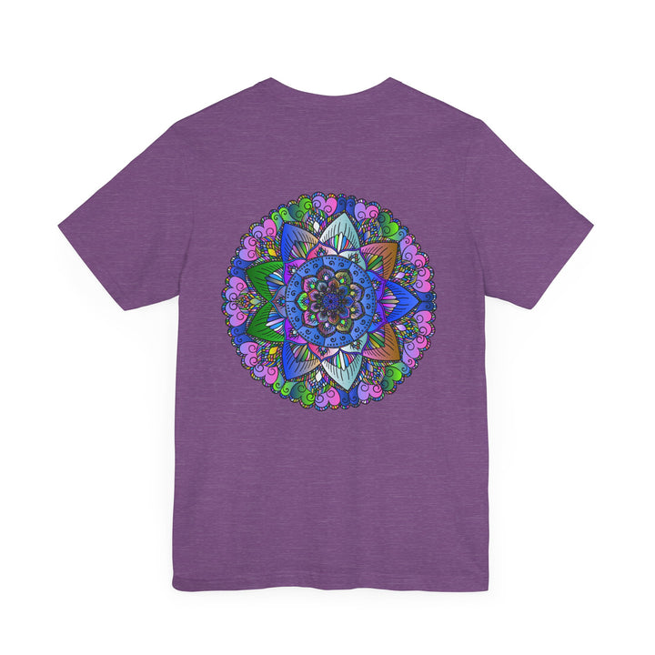 Vibrant Mandala T-Shirt with intricate spiritual peace design, perfect for embracing mindfulness and positive energy in your daily life