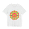 Vibrant Mandala Tee featuring a colorful and intricate design perfect for adding a pop of color to your wardrobe