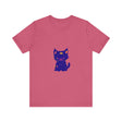 Blue Cat T-Shirt perfect for casual wear