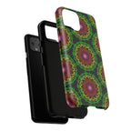 Artistic Mandala Phone Case with Bold Patterns and Modern Flair