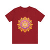 Vibrant Mandala T-Shirt featuring a colorful and detailed design inspired by Indian art and culture