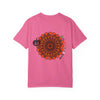 Handmade Pumpkin Mandala T-shirt, a comfortable and stylish unisex tee