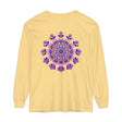 Intricate Mandala Long Sleeve T-Shirt - Unisex, featuring stunning and detailed mandala design in vibrant colors, perfect for both men and women