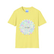 Colorful mandala T-shirt with a unique and intricate design, perfect for adding a pop of creativity to your wardrobe