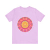 Vibrant Mandala T-Shirt featuring a colorful and symmetrical design perfect for adding a pop of color to your wardrobe