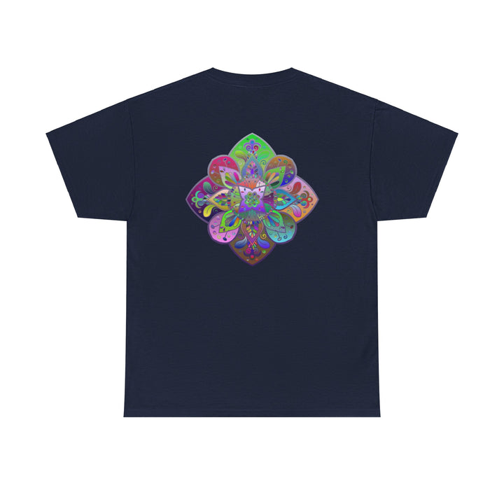 Unisex tee featuring a beautiful mandala design, perfect for mindfulness practice