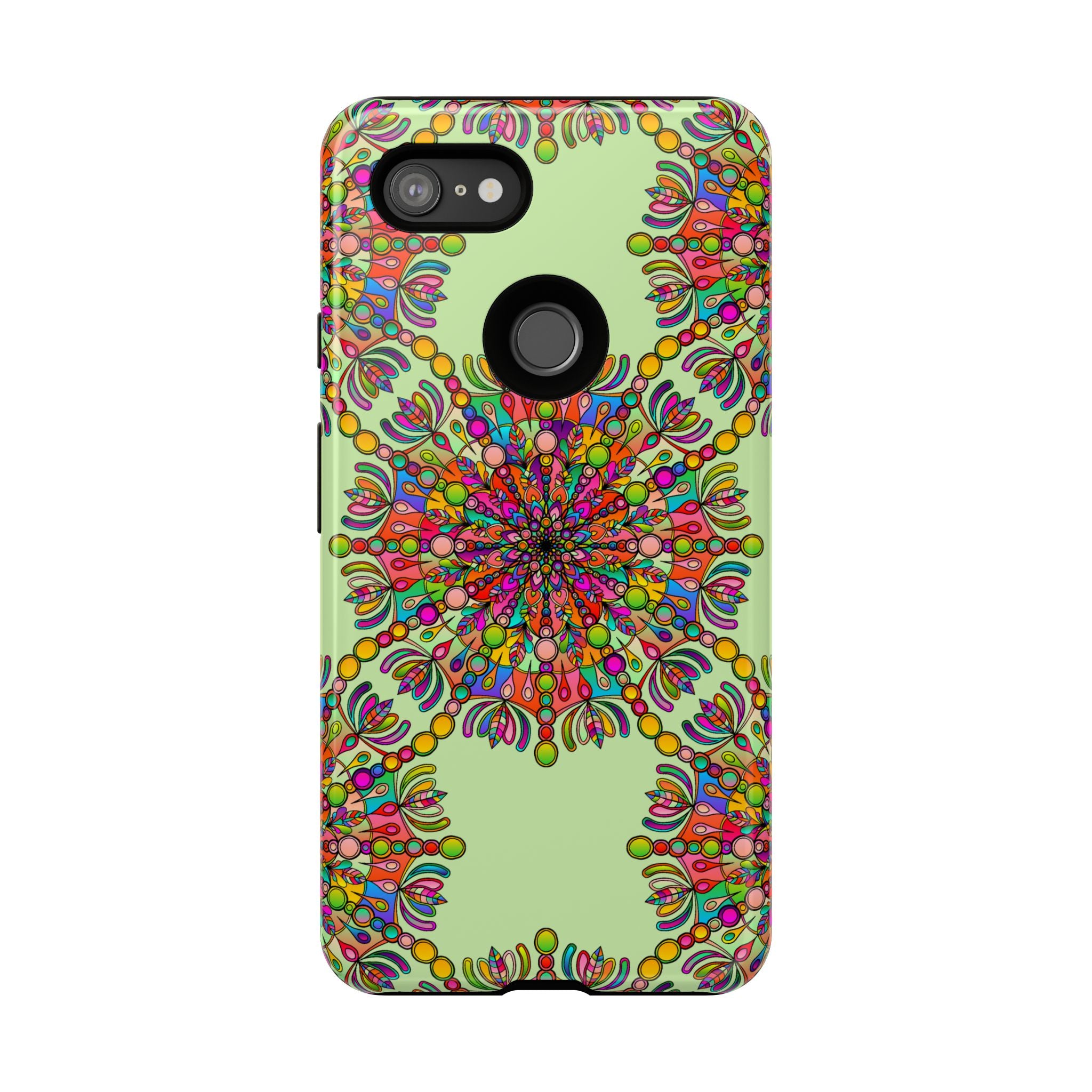 Vibrant Mandala iPhone & Google Pixel Case | Tough Cases