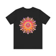 Vibrant Mandala Tee featuring intricate spiritual design for peace and harmony