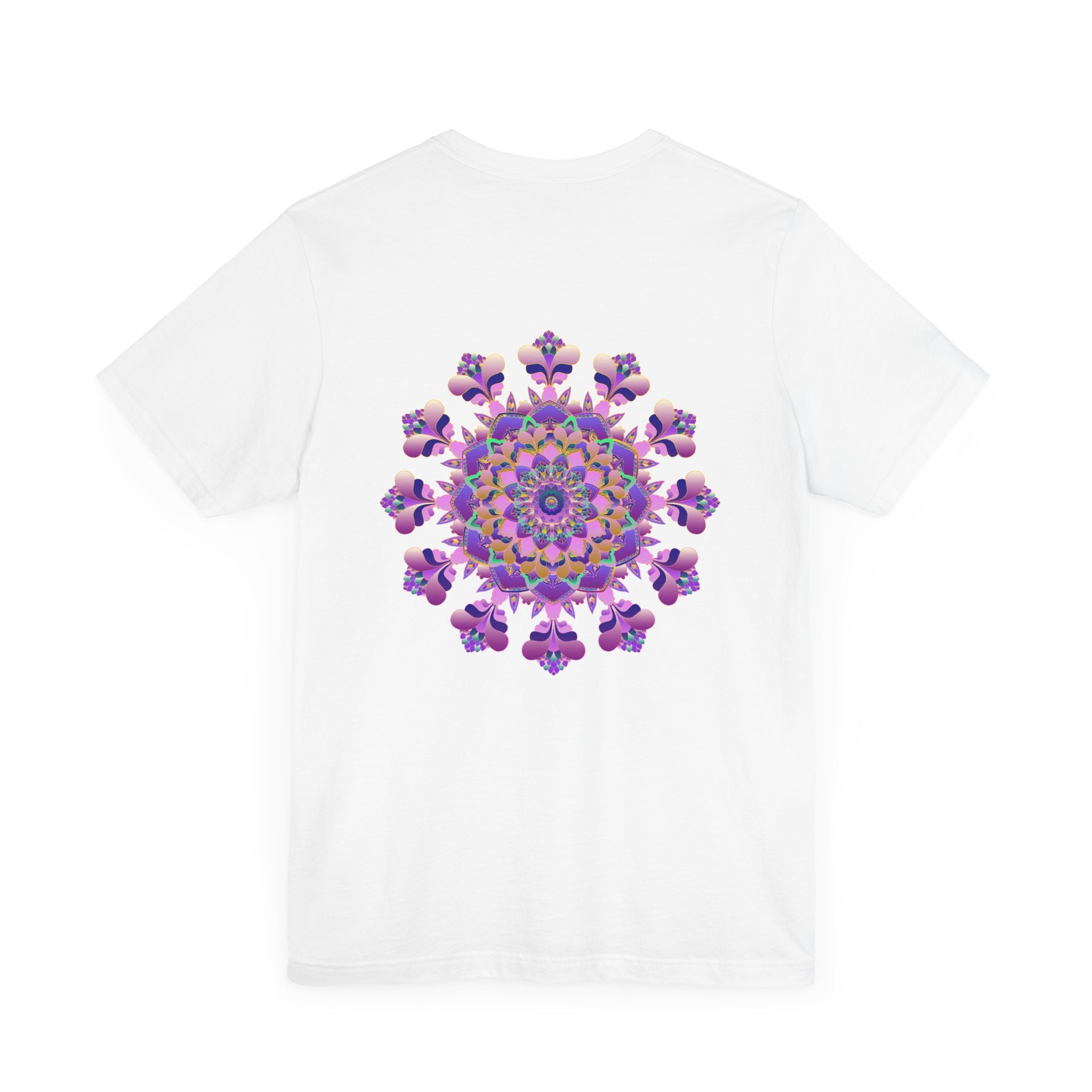 Group of individuals wearing Mandala Tees and promoting peace and love