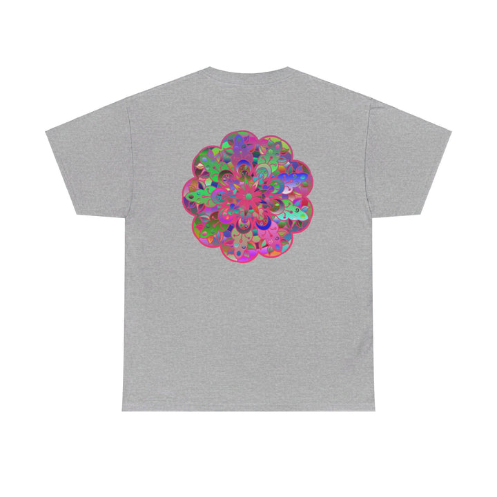 Embrace the beauty of mandala art with this captivating t-shirt design