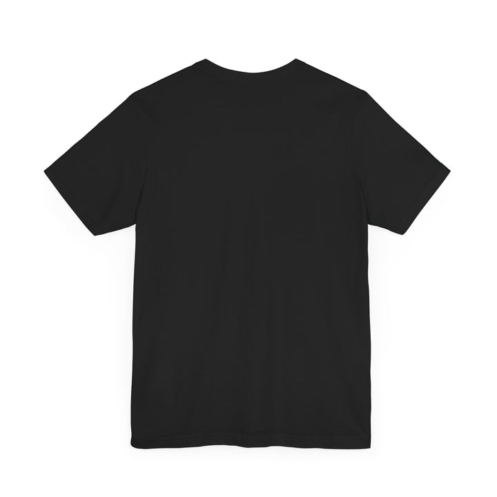 Black Cat Mystery T-Shirt - Playful Silhouette, a comfortable and stylish graphic tee featuring a mysterious black cat in a playful pose