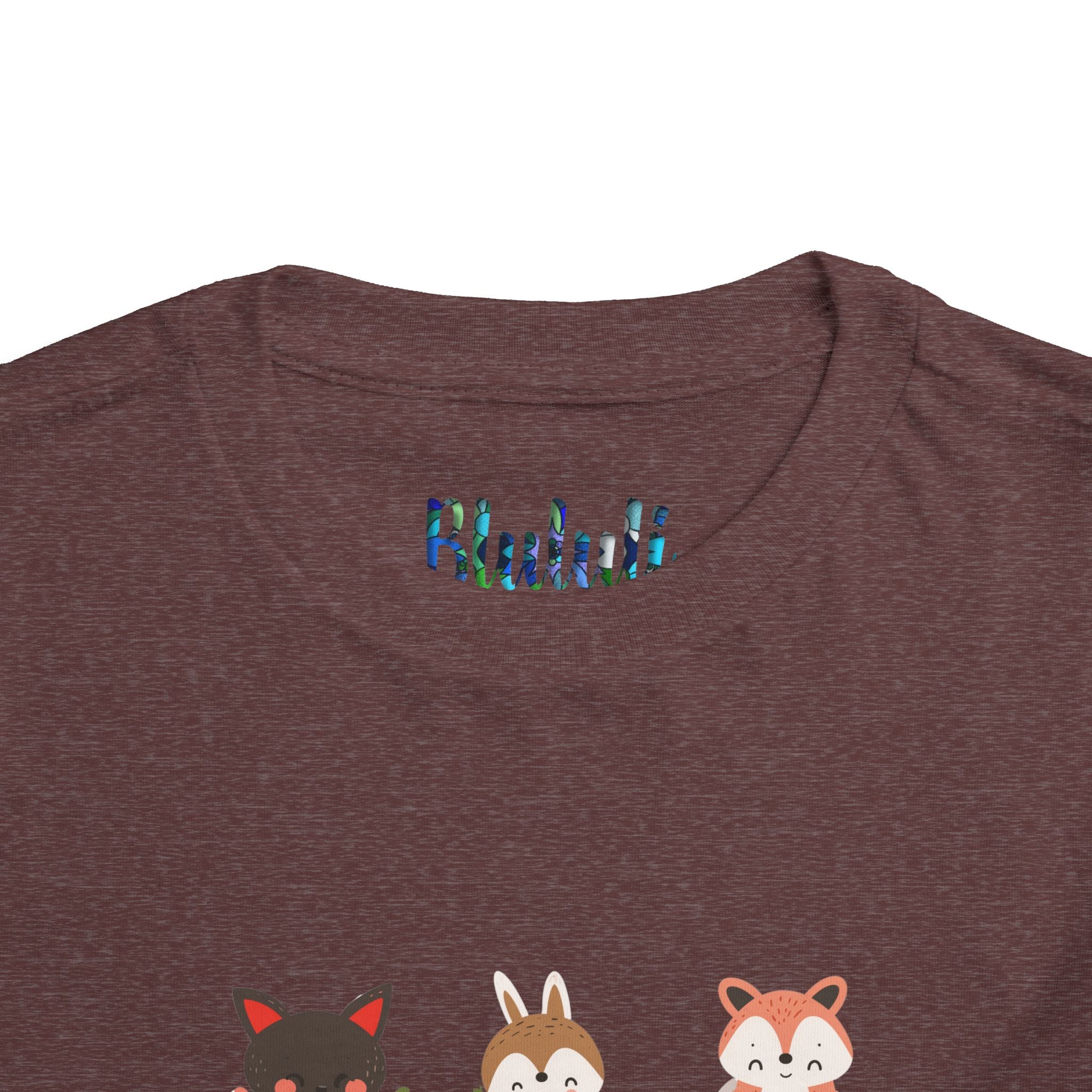 Animal Love Toddler Tee, Cute Cartoon Animals T-Shirt for Kids