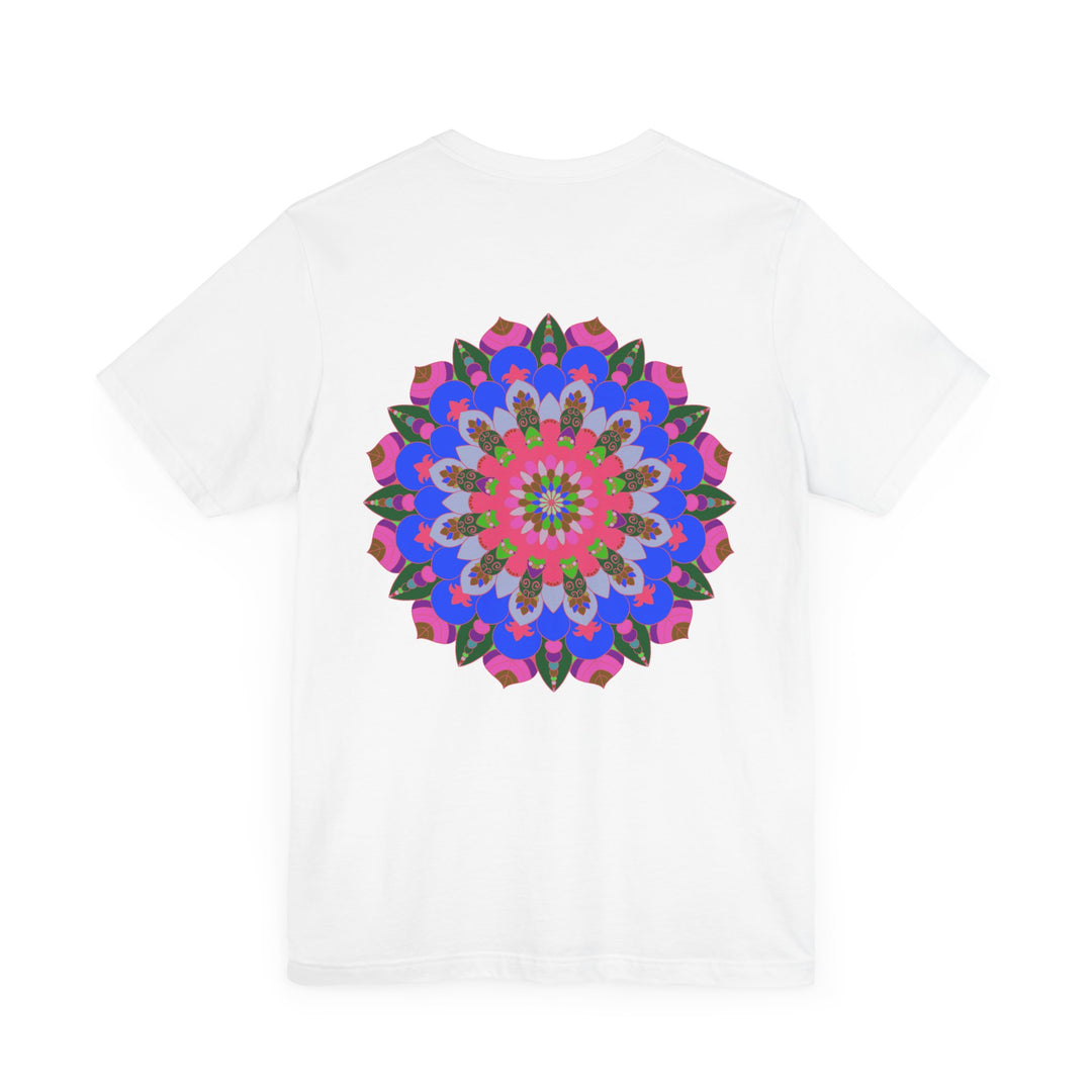 Vibrant Mandala Tee showcasing intricate spiritual design for peace and harmony