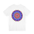 Vibrant Mandala Tee showcasing intricate spiritual design for peace and harmony