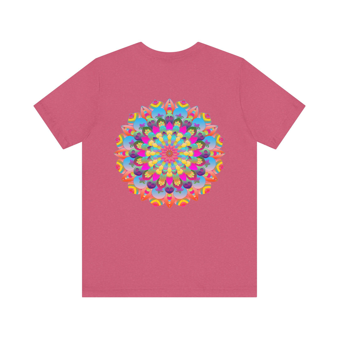 Beautiful Mandala Tee with Vibrant Colors and Peaceful Symbolism