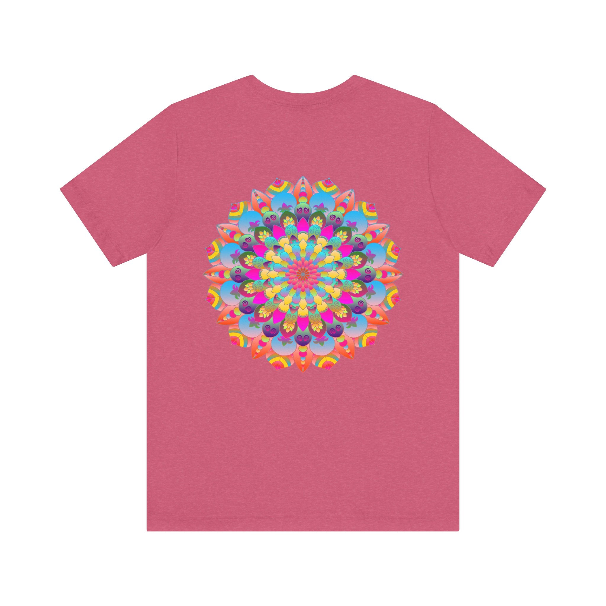 Beautiful Mandala Tee with Vibrant Colors and Peaceful Symbolism