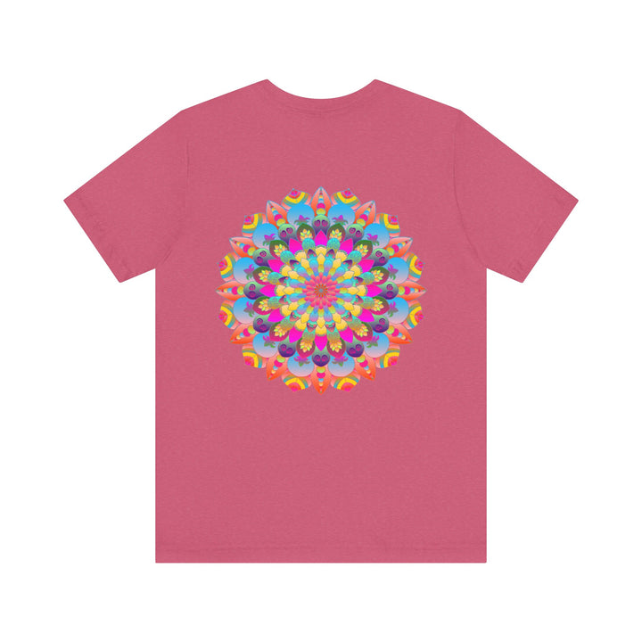 Beautiful Mandala Tee with Vibrant Colors and Peaceful Symbolism