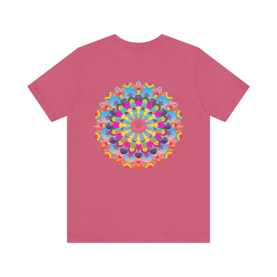 Beautiful Mandala Tee with Vibrant Colors and Peaceful Symbolism