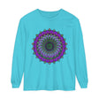 Intricate Mandala Unisex Long Sleeve T-Shirt with detailed geometric design