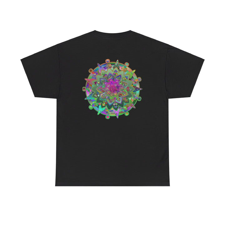 High-quality unisex tee featuring an intricate and colorful mandala design