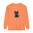 Cute Kitten with Blue Eyes Long Sleeve T-Shirt Alt Text 18