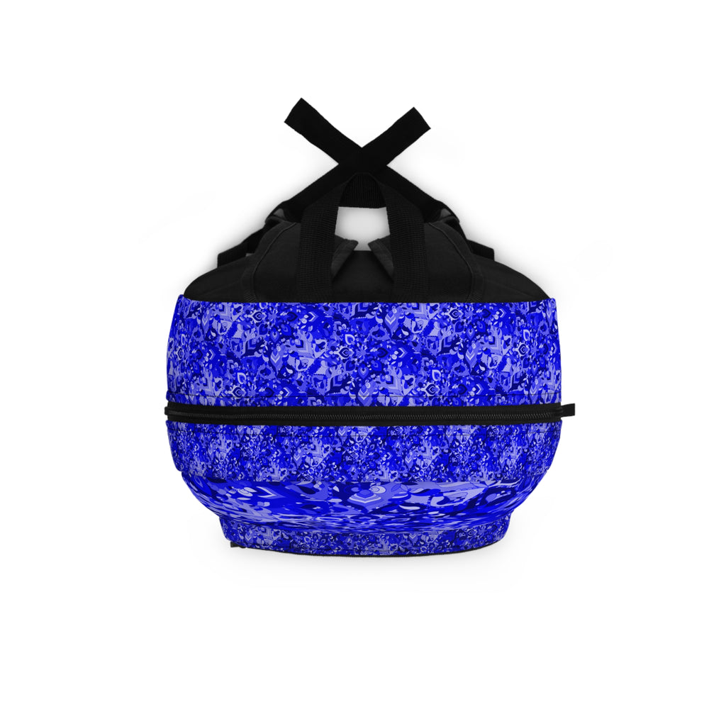 Blue Mandala Design Backpack for Stylish Everyday Adventures