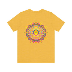 Vibrant Mandala Tee featuring intricate design symbolizing peace, harmony, and spirituality