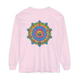 Vibrant and detailed mandala long sleeve t-shirt for a stylish look