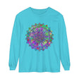 Colorful and intricate mandala design long sleeve t-shirt for vibrant style