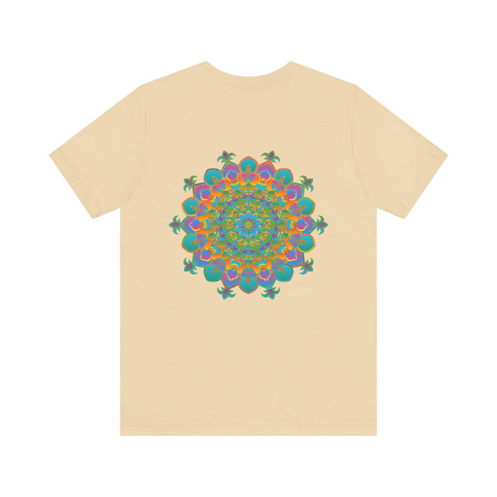 Vibrant Mandala Tee - Spiritual Peace & Harmony: A colorful, intricate mandala design representing balance, tranquility, and spiritual connection, perfect for promoting inner peace and harmony